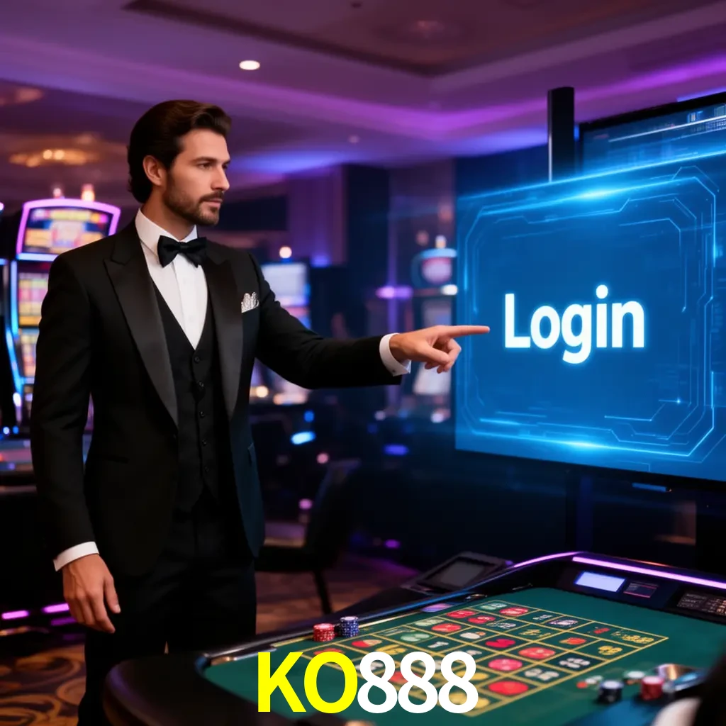 KO888 Login - OTP, cuenta y soporte Pantalla KO888 Login con OTP, contraseña, cuenta segura y soporte móvil